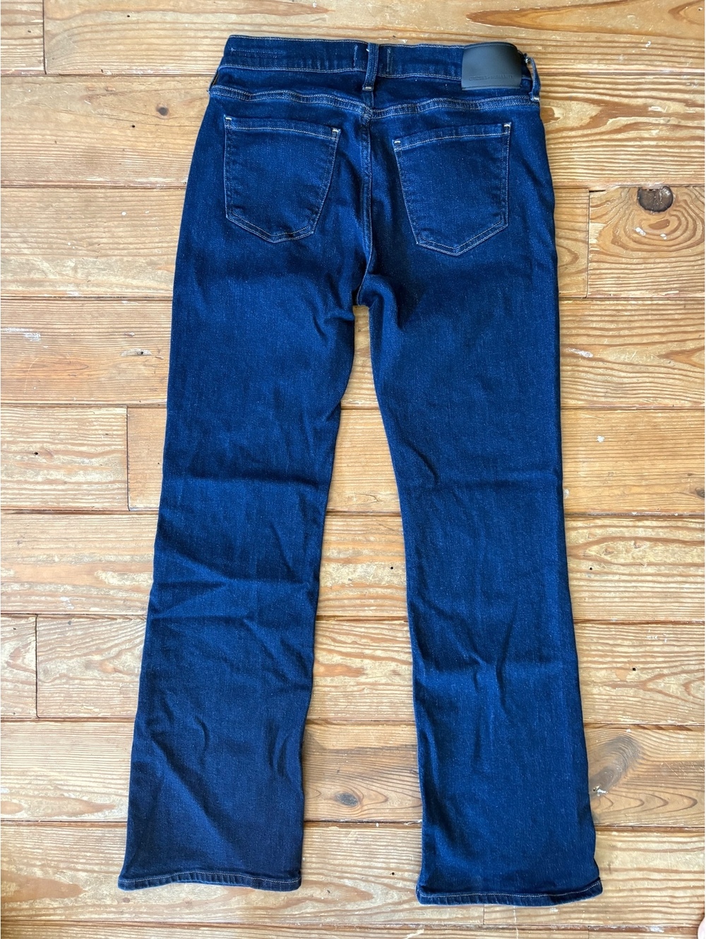 NWOT Citizens of Humanity Genova Bootcut Jeans Dark Wash Cashmere Blend Size 27 - Picture 2 of 9